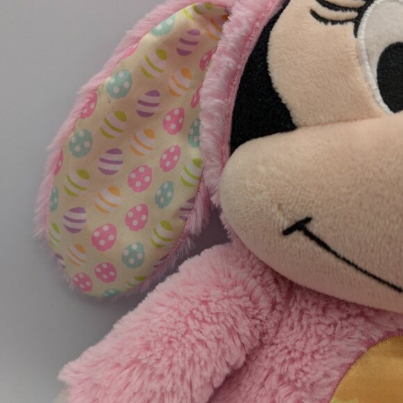Disney Minnie Mouse Easter Bunny Large Plush - Picture 4 of 16